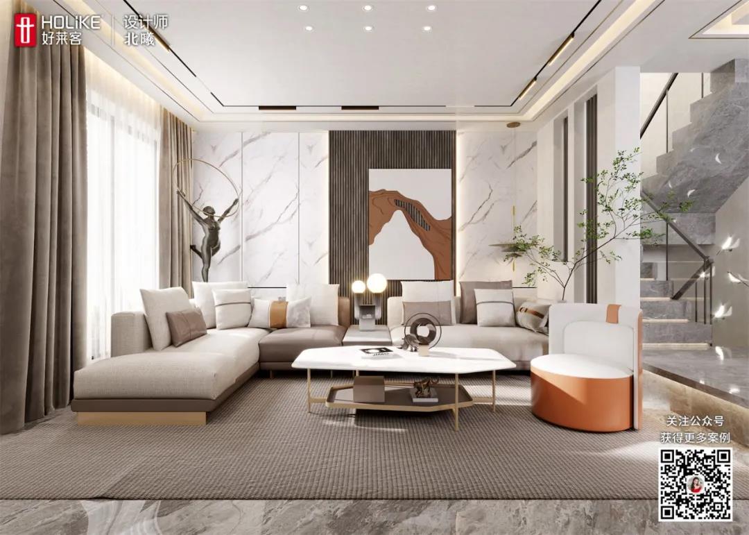 210m²新中式轻奢别墅，高颜值兼多功能，品质感拉满！